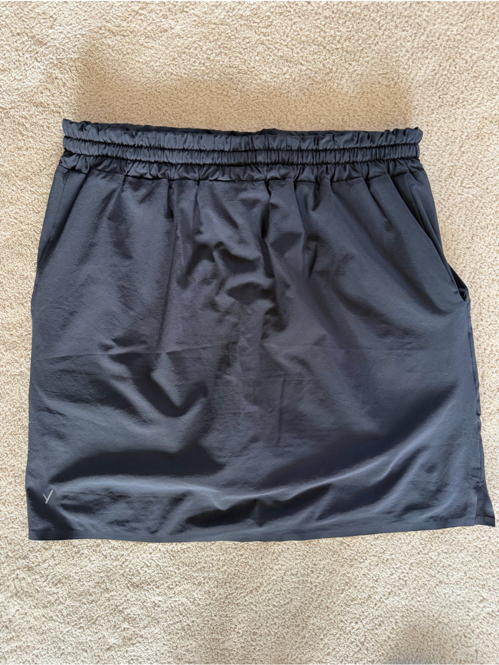 INDYEVA Black Drawstring Mini Skirt - Picture 4 of 7